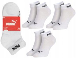 Skarpetki 3/4 za kostkę PUMA 3 PARY Oryginał 35-38