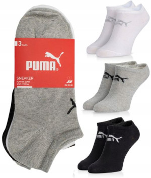 Skarpetki Stopki PUMA 3 PARY Oryginalne 43-46