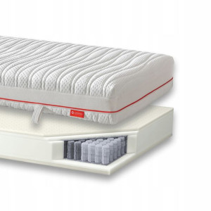 Janpol Materac Cora 160x200 Silver Sprężynowy