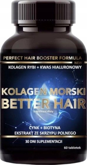 Kolagen morski better hair 60 tabletek Intenson