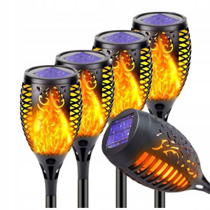 LAMPA SOLARNA POCHODNIA led lampy solarne ogrodowe
