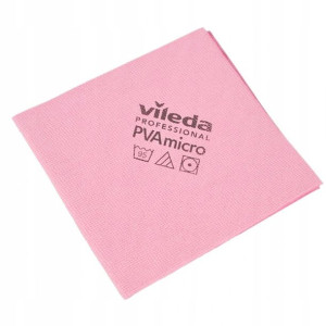 Ściereczka VILEDA czerwona PVA do przeszkleń