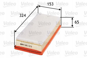 VALEO 585072 Filtr powietrza