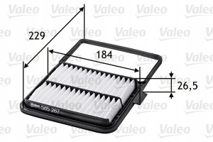 VALEO 585287 Filtr powietrza