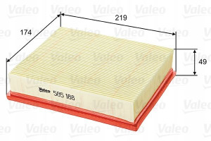 VALEO 585188 Filtr powietrza