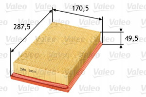 VALEO 585117 Filtr powietrza