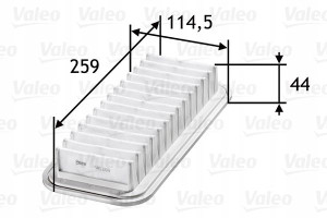 VALEO 585059 Filtr powietrza