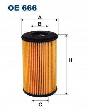 FILTRON OE 666 Filtr oleju