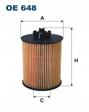 FILTRON OE 648 Filtr oleju
