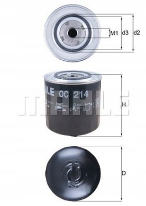 KNECHT OC 214 Filtr oleju
