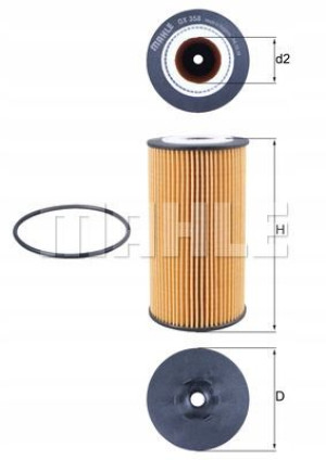 KNECHT OX 358D Filtr oleju