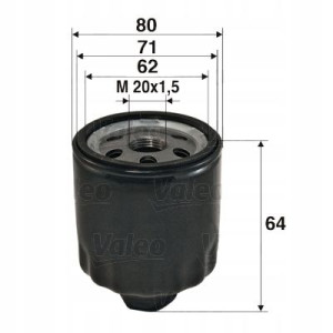 VALEO 586003 Filtr oleju