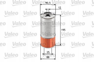 VALEO 586546 Filtr oleju