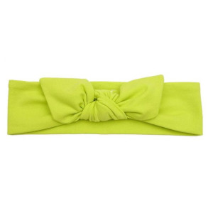 Opaska dziecięca Ul&Ka limonka szeroka 6-12m