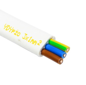 Przewód YDYp 3x1 żo 450/750V ELEKTROKABEL 1m