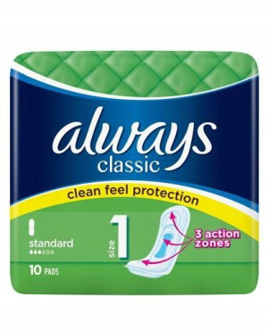 Always Classic Standard Podpaski 10 Sztuk