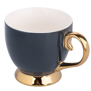 Aurora Gold Filiżanka Na Stopce 400 Ml Ciemny Granat