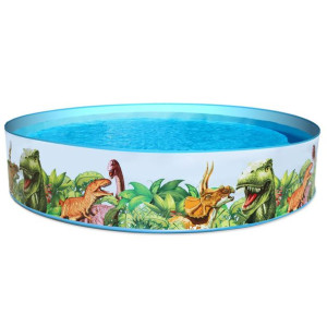 Basen Rozporowy Dinozaury 224x46 Dla Dzieci