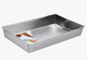 Blacha fakturowana Szarlotta 40 x 25 x 6 cm DOMOTTI