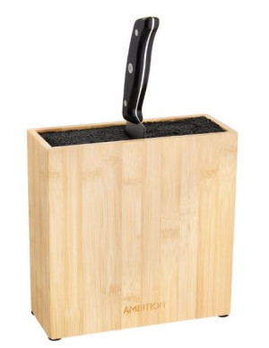 Blok Na Noże Bambus 22x8x22cm Trawa
