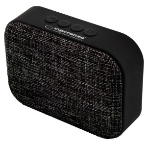 Esperanza Głośnik Bluetooth Fm Samba Czarny