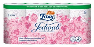Foxy Jedwab Papier toaletowy 8 rolek