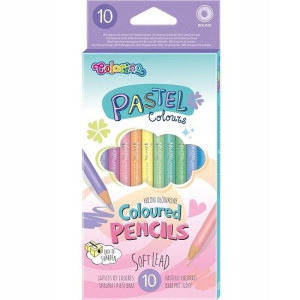 Kredki Ołówkowe 10kolorów Pastel