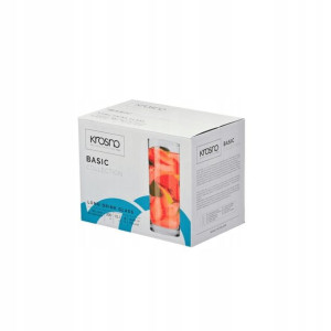 Krosno Basic Szklanki do Napojów 300 ml 6SZT
