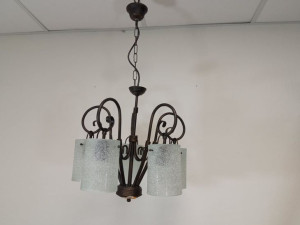 Lampa sufitowa wisząca żyrandol law/m5/001 e27 x5