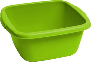 Miska kwadratowa zielona 14l
