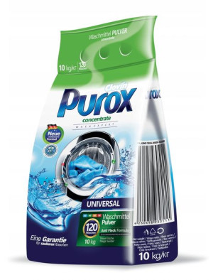 Purox Proszek Do Prania 10 Kg Uniwersalny 120 Prań