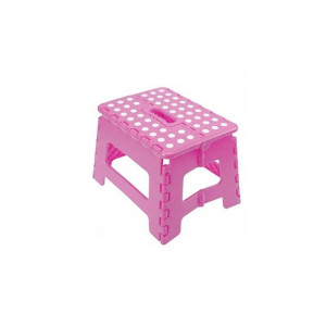 Taboret ALEX, wys. 22cm, różowy