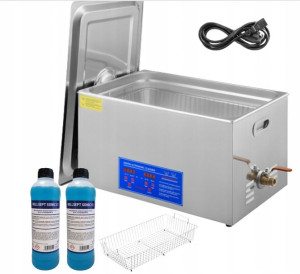 Myjka Ultradźwiękowa 30l Profesjonalna 1100w +płyn