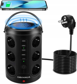 Przedłużacz Listwa Zasilająca Ładowarka 5usb Usb-c