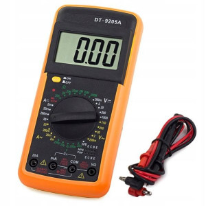 Miernik Cyfrowy Dt9205a Multimetr Gumowa Obudowa