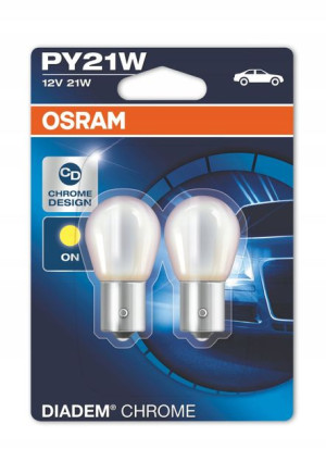 Osram Py21w Żarówka Halogenowa Diadem Chrome 2szt.