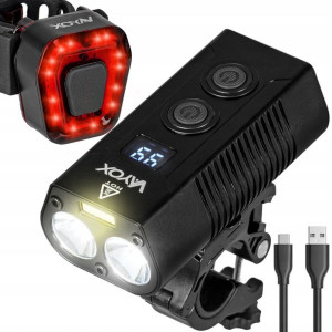Zestaw Lampka Rowerowa Led Usb Na Przód Tył Vayox