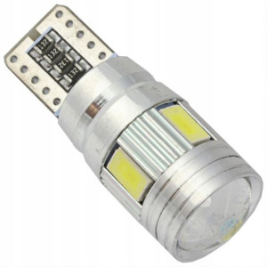 Żarówka W5w Led 6x Smd Soczewka 5630 Canbus