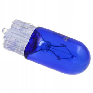 Żarówka T10 W5w 12v 5w Super White Blue Xenon