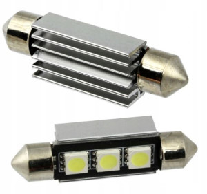 Żarówka Rurka C5w C10w 3 Led Smd 5050 Canbus 41mm