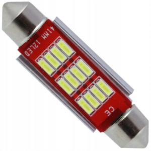 Żarówka Led C5w C10w C3w 12x Led Smd 6000k 42mm