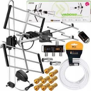 Antena Tv Kierunkowa Combo Dvb-t2 Mux8 Zestaw 3tv