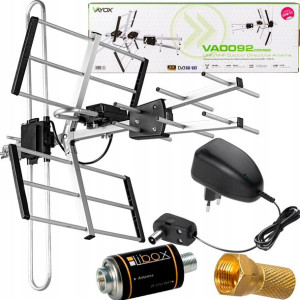 Antena Tv Kierunkowa Dvb-t2 Combo Mux8 Wzmacniacz