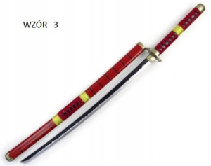 Miecz Samurajski Katana Z Pochwą, Drewno + Abs, 102Cm (Wzór 3)