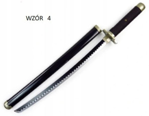 Miecz Samurajski Katana Z Pochwą, Drewno + Abs, 102Cm (Wzór 4)
