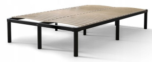 Łóżko 120x200 cm samonośny stelaż metalowy WERA