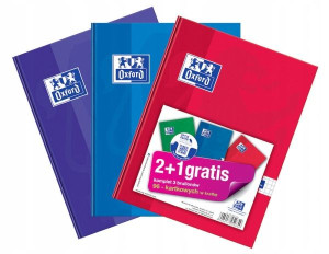 Brulion w kratkę A5/96 OXFORD Esse (2+1 gratis)