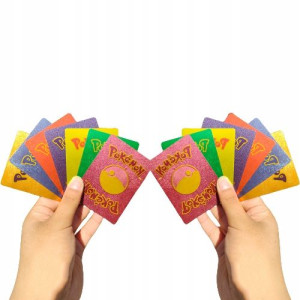 Karty Pokemon Kolorowe 55 Szt Kolekcjonerskie Gx 2
