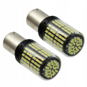 2x P21w 144led Smd 4014 Ba15s Canbus 1156 Wsteczny