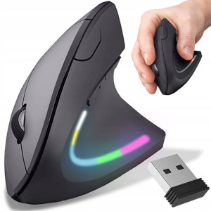 Pionowa Mysz Wertykalna Bezprzewodowa Ergonomiczna